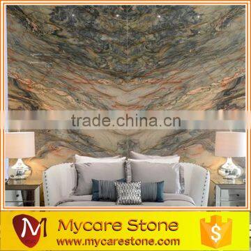 Gorgeous Bookmatched fusion white onyx wall panel