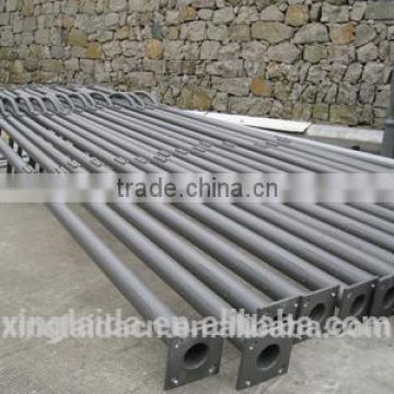 Q235 345 street lighting pole galvanized steel column light pole