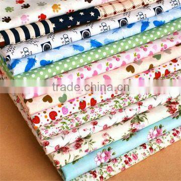 lovely fashion cartoon pattern printed cotton fabric for baby