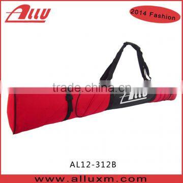 Red polyester padded single ski bag China OEM