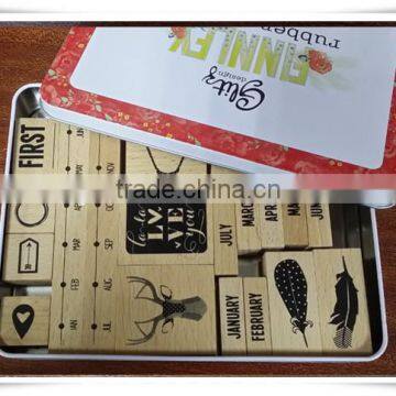 promotional wood engraving stamp