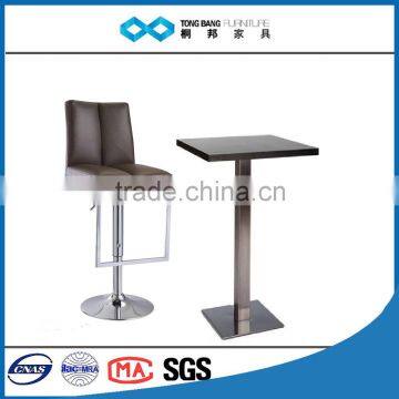 TB modern square bar table and chair