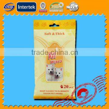 Factory Sale Good Quality Antibacterial pet wipe, pet wipes