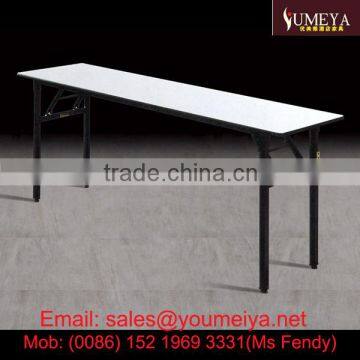 White PVC Restaurant wood folding table (GT602)