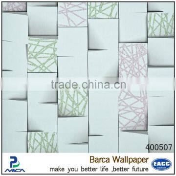 3D Modern Style board wallpaper for interior wall decoration