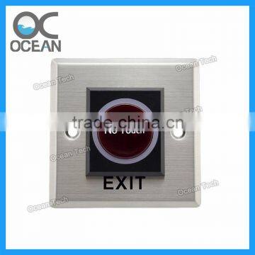 Infrared Sensor Switch No Touch Contactless Door Release Exit Button with LED Indication exit push button