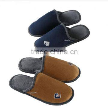 TPR outsole man slipper soft warm indoor slippers for man cheap price winter slipper shoes 2016