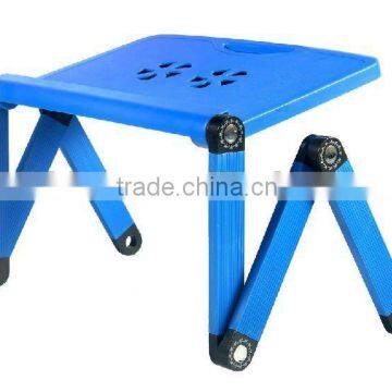 Hottest full aluminum foldable cooling table for laptop