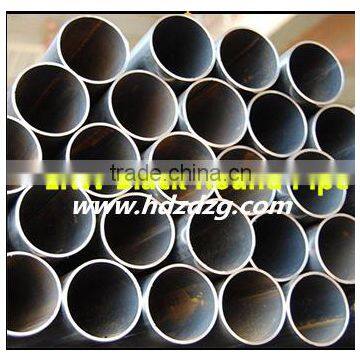 ASTM A53 EN 10219 ERW Black Round Steel Pipe Supplier in China