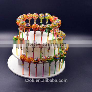 Shop Retail 3 Tier Round Acrylic Lollipop Display Stand photo-3