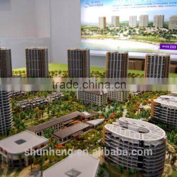 Architectural Residential Building Scale Model With Lighting System