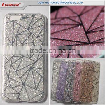 glitter phone case tpu back cover for huawei honor 4c mate 8 p9 Y310 G520/G525 T8951/G510