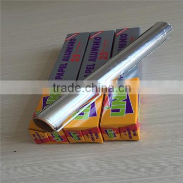 Aluminium Food Wrapping Foil in roll, food storing/cover foil roll