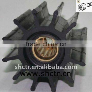 Cooling pump rubber impeller