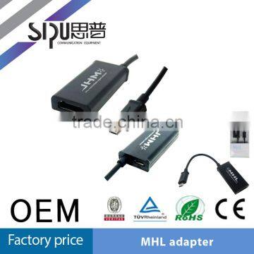 SIPU mhl micro usb 2.0 to hdmi(1080p) adapter slim port to hdmi adapter