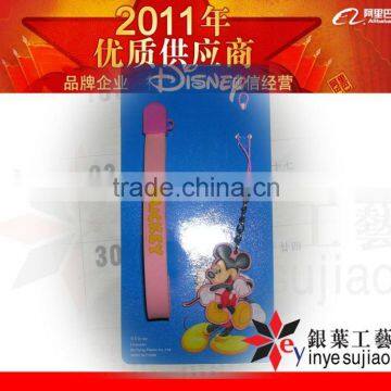 paper cards packing mobile phone PVC straps