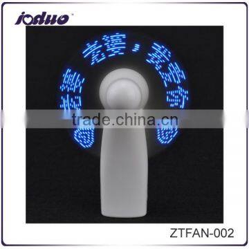 Hot Sales Flash Customized and Print Logo Promotion Gift Led Fan