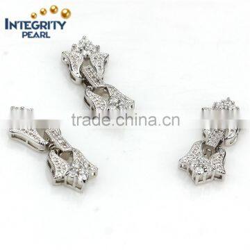 CZ stones fashionable bracelet jewelry fittings necklace clasps