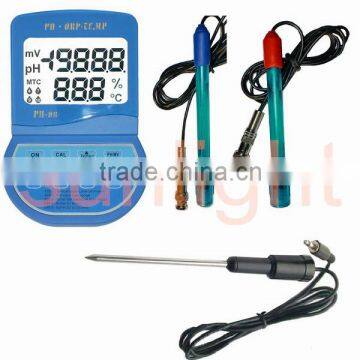 Lab PH, ORP and Temperature Meter, 3 in 1 Meter, Oxidation Reduction Potential Meter, ATC, PH-98