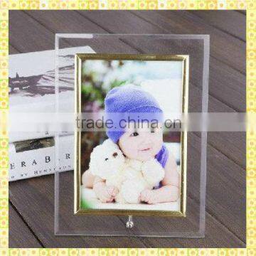 Personalized Crystal Baby Photo Frame For Baby Anniversary Gift