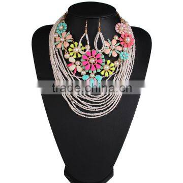 New products latest design beads necklace fashion jewellry