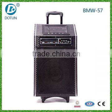 12 inch professional rechargeable trolley bluetooth speaker with screen