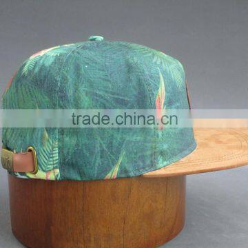 BSCI Aduit Custom 5-panel Snapback Cap With Printing Logo photo-5