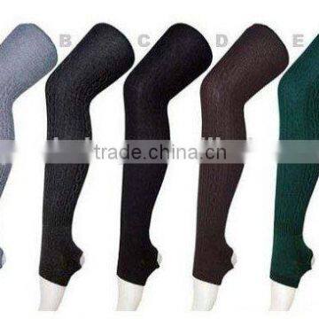 comfortable Women Cotton Leggings Stirrup style Winter Warm pants Drop ship
