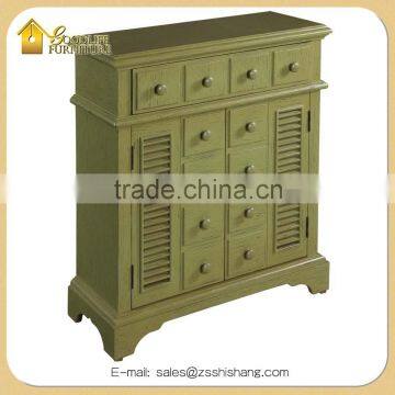 2016 Latest Chinese Classic Console Cabient with Drawers and Shutters Deco