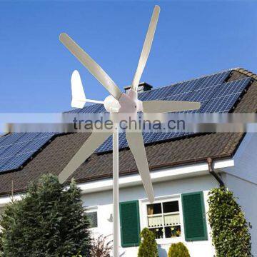 500w wind turbine with 300w solar hybrid system