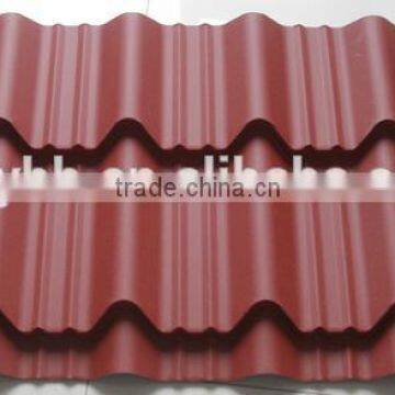 color coated corrugated roofing tiles