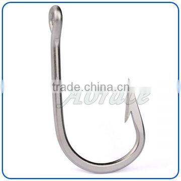 Professional custom stainless steel Silver fishing hooks wholesale