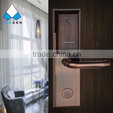 red bronze intelligent electronic card door lock