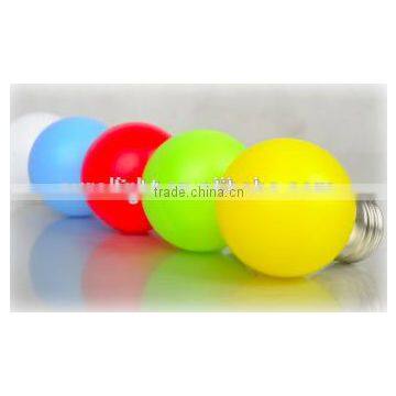 0.5w 1w E27 B22 220v IP65 360 degree color led christmas holiday outdoor lamp Colorful CE&ROH uv lamp