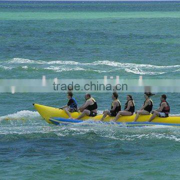 banana inflatable pleasure boat/ pvc material