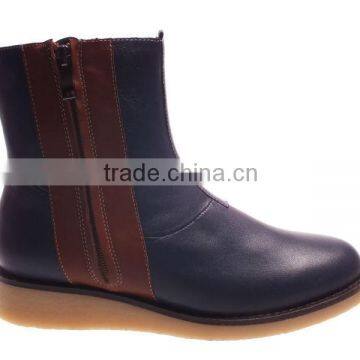 Fashion women winter boots with zipper closure in guangzhou 2013