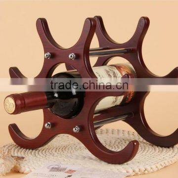 2016 good quality wood wine rack