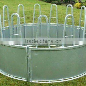 High Quality China Supplied Galvanized Steel Round Bale Feeder for Livestock