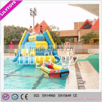 Crazy inflatable water slide for inflatable pool , lake inflatable water slide