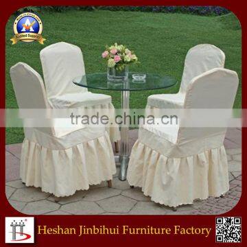 Newest hotel furniture steel table chairs design