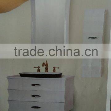 Solid Wood,oak Wood Bathroom Cabinet WithTouch Screen Lamp Mirror Cabinet