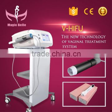 2016 hot sale vaginal care relaxation postpartum vaginal tightening HIFU for salon use