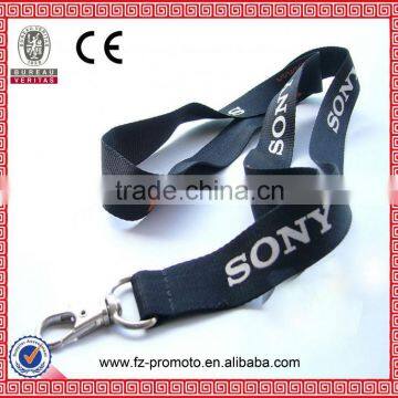 Fashion High Quality Metal 15mm Polyester Cheap Custom Lanyard