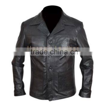 Men's genuine Leather Coat Men's leather blazer