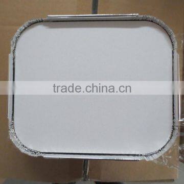 Disposable Square takeout food grade aluminium foil container for food packing