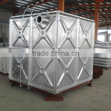 High quality hot dipped galvanized steel water tank with 1000 liter