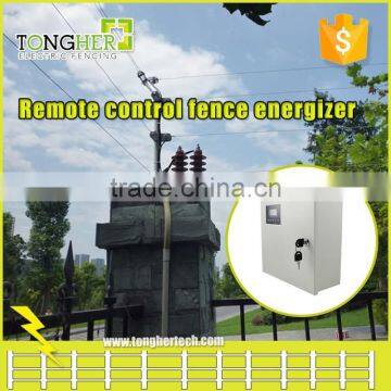 Single zone China perimeter security electric fence energizer with alarms