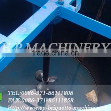 Liquid binder mixer for coal briquette production