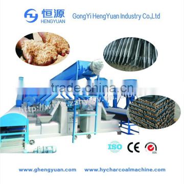 High quality rice husk briquetting press screw type