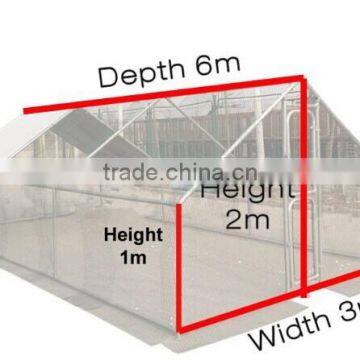 6m X 3m Walk in Chicken Pen Run Outdoor Exercise Cage